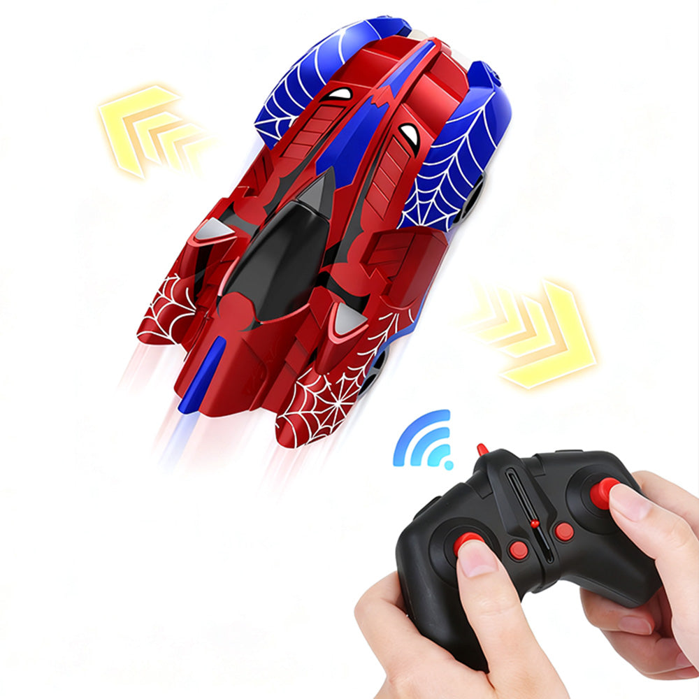Wall Climbing Remote Control Car 360-degree Rotating RC Stunt Car with Headlight