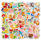 24 Sheets Cute Stickers for DIY School Supplies Luggage Bike