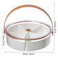 Divided Serving Tray with Lid and Handle Snack Platter Organizer