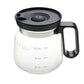 16 Oz Coffee Pot Mug Glass with Lid