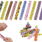100Pcs Slap Bracelets Party Bracelet Gifts Birthday Decorations for School Holiday