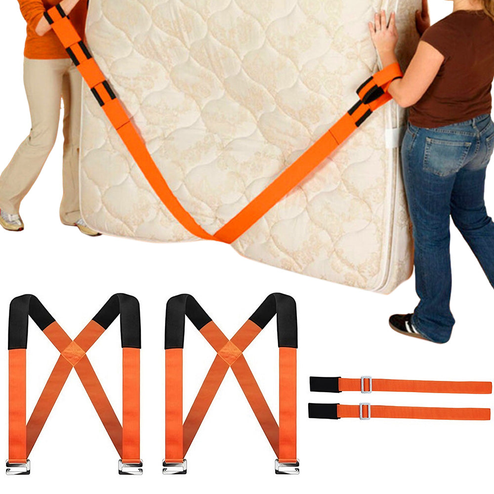 Furniture Moving Strap Set with 5cm Wide Belts and 270kg Load Capacity
