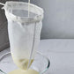 Reusable Mesh Filter Bags with Stainless Steel Handle Frame for Nut Milk Coffee