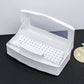 Nail Tool Cleaning Soaking Cleaning Box with Lift Up Filter Tray