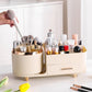 360 Degree Rotating Makeup Organizer for Brush Holder and Drawers