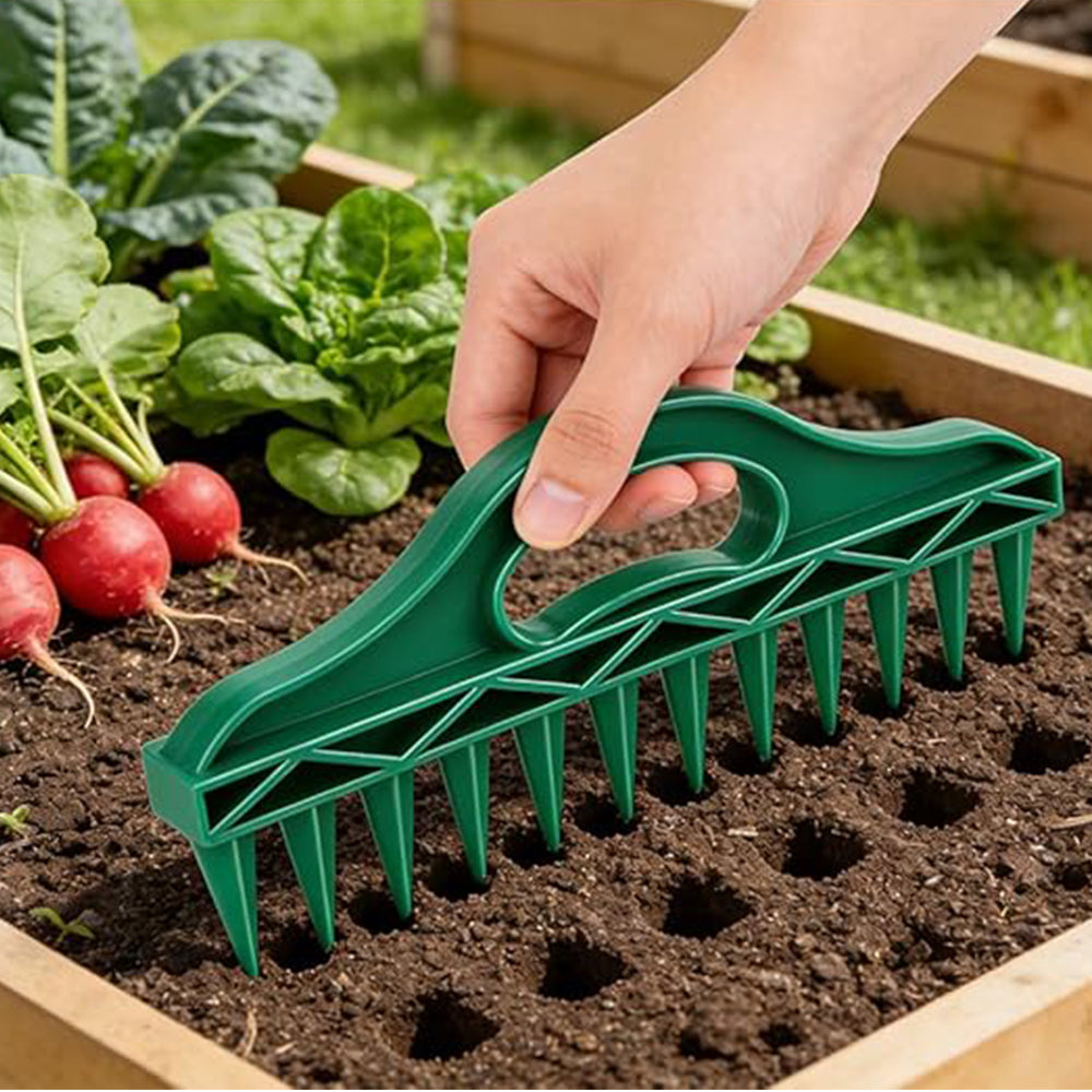 Seed Planter Tool Dibbler Gardening Tool Seed Spacing Tool