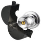 2Pcs Door Handle Lock With Padlock Door Knob Lock Out Device For Disable the Doorknob