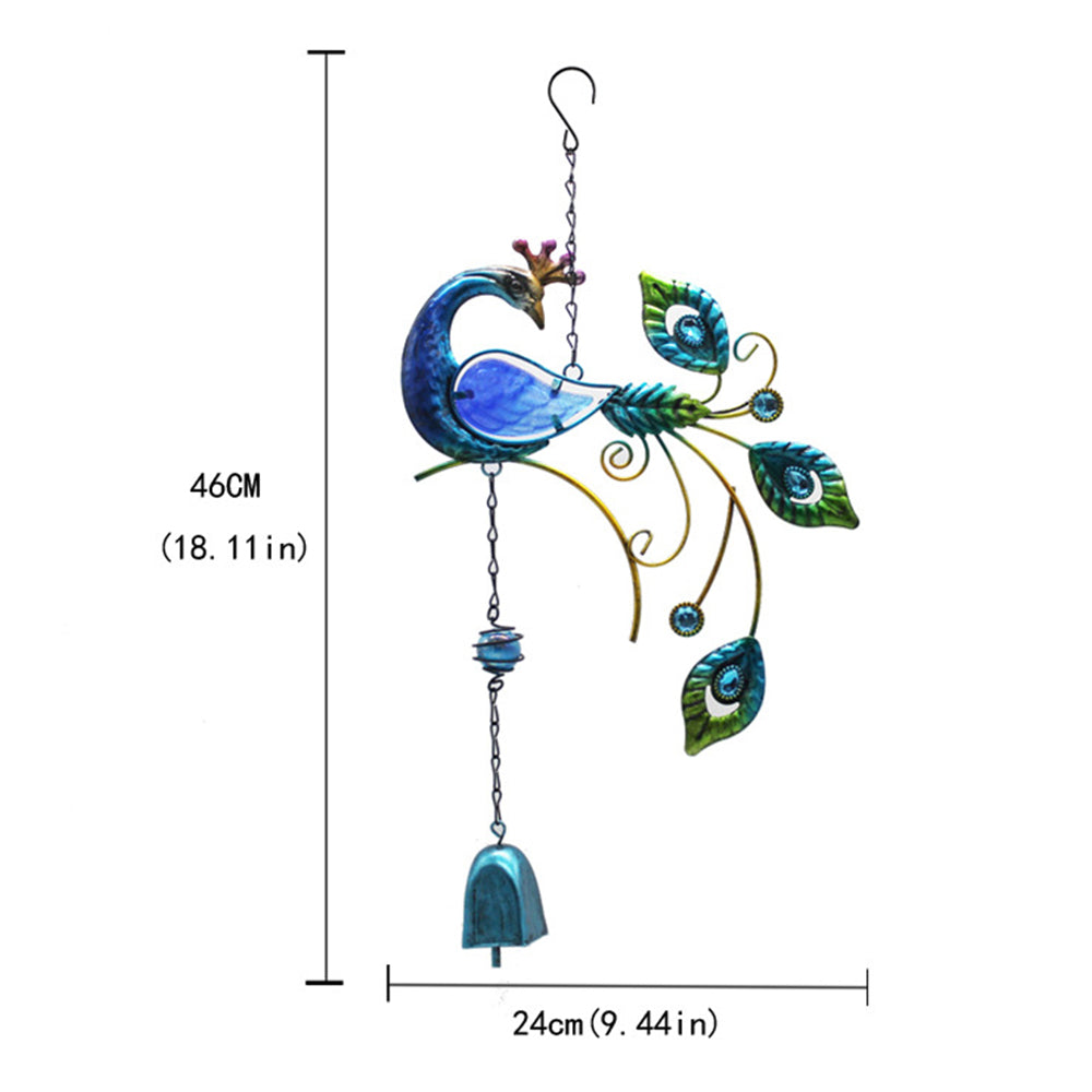 Metal Phoenix Bird Hanging Wind Chimes