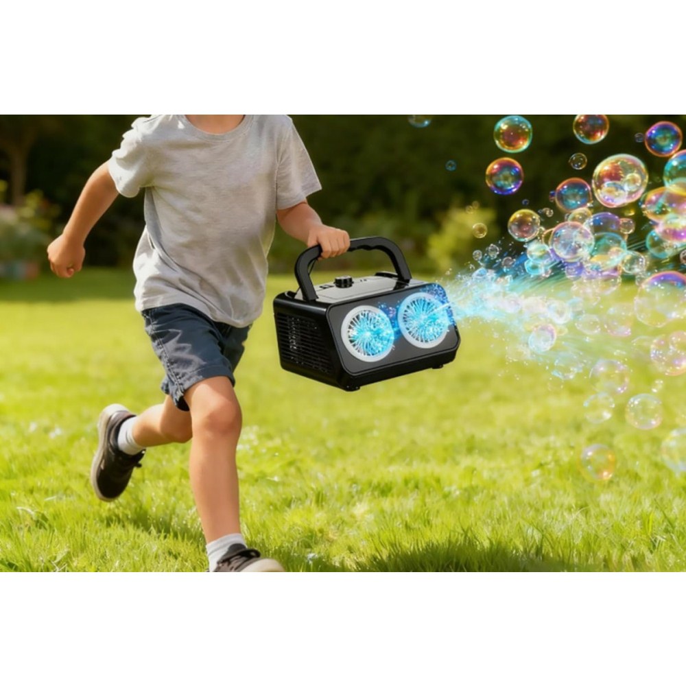 Bubble Machine Portable Bubble Maker for Outdoor Holiday Wedding Birthday