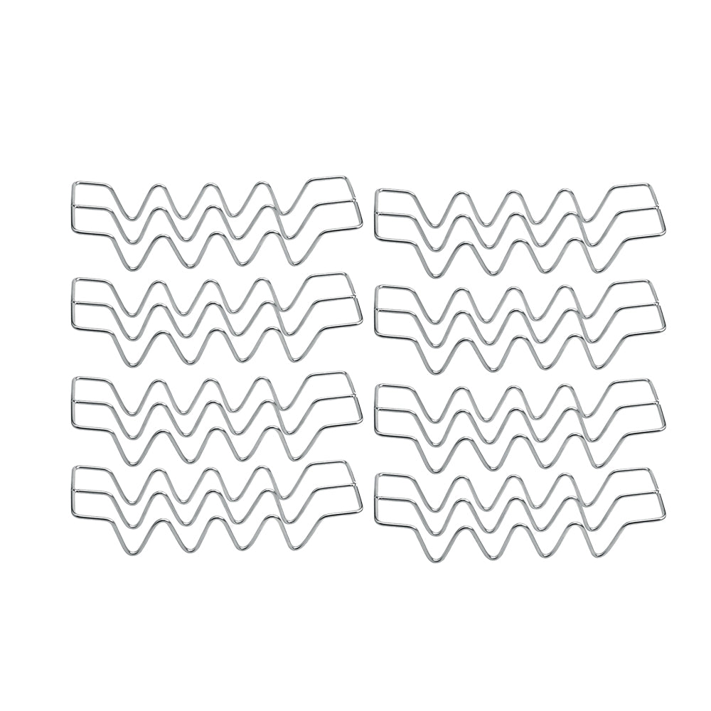 8Pcs Stainless Steel Taco Shell Holder Stand Taco Tray Plates for Taco Bar Gifts Accessories