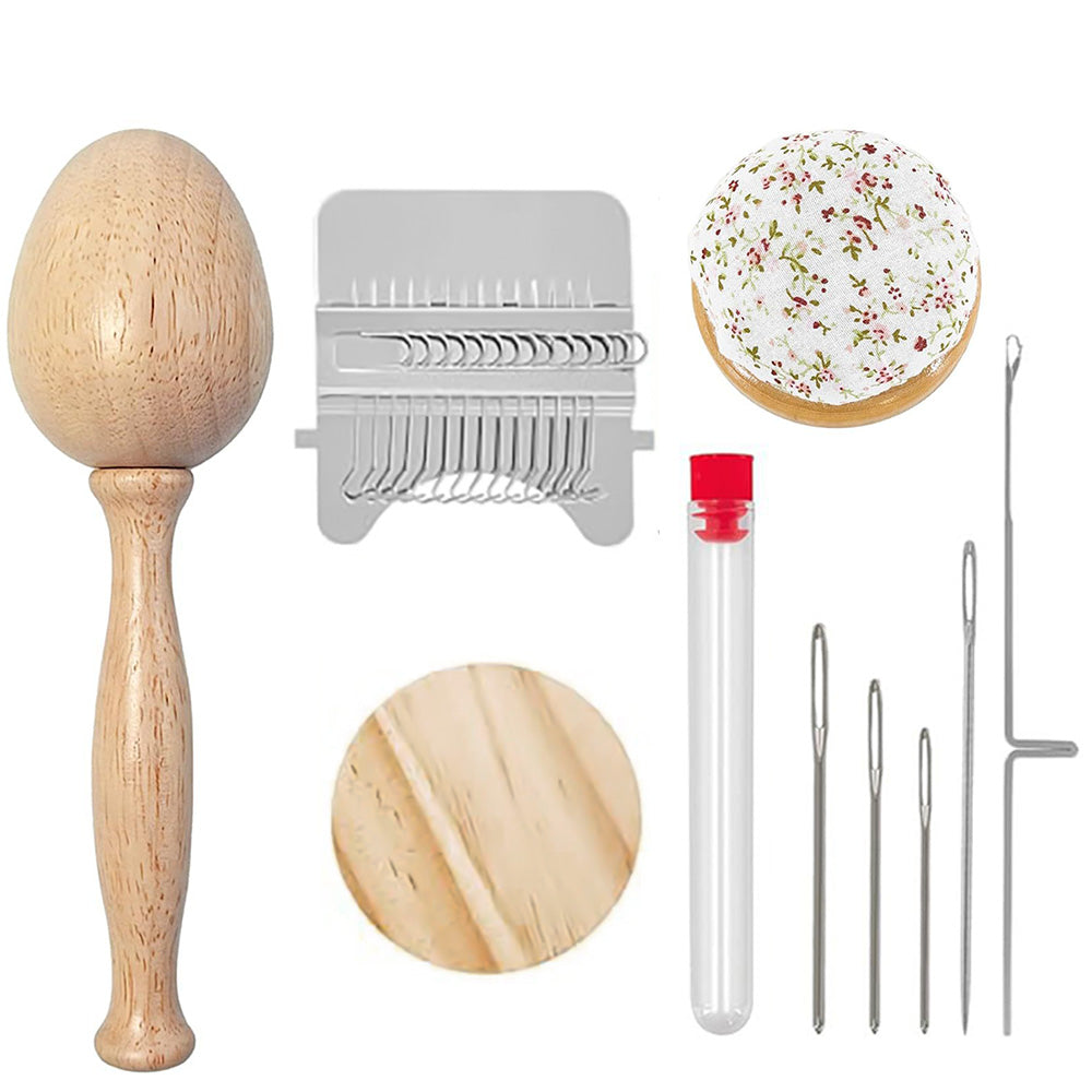 Mini Loom DIY Weaving Repair Tool Kit Clothes Sewing Supplies Weaving Frame