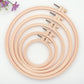 6 PCS Embroidery Hoops with 16 Needles Plastic Cross Stitch Hoops for Crafts