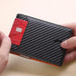 Mens Slim Wallet Leather Money Clip RFID Blocking Front Pocket Bifold Thin Card Holder