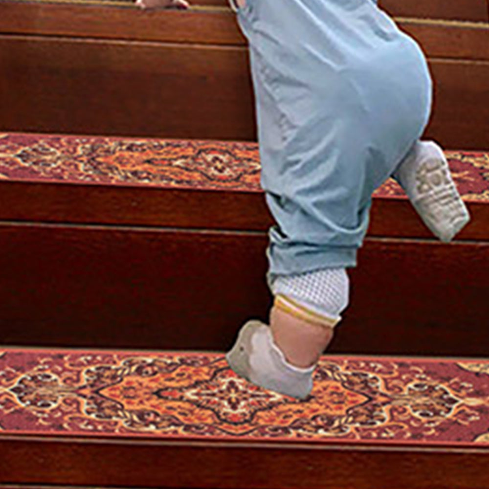 5Pcs Non Slip Tape Stair Tread Self Adhesive Stair Carpet for Indoor Steps