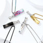 Breathlace Necklace Stainless Steel Breathing Pendant Necklace