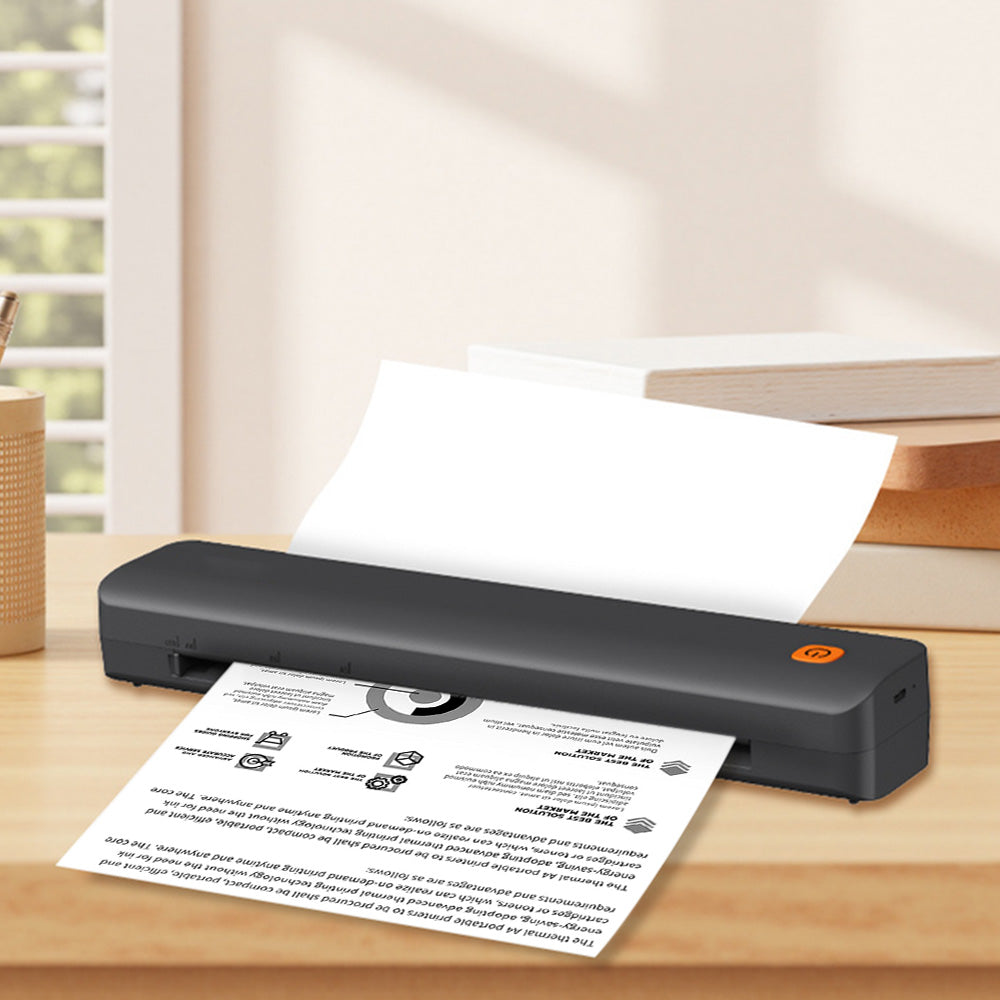 Inkless Portable Printer Bluetooth Wireless Thermal Printer for Students Home Office