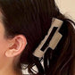 4Pcs Flexible Hair Clip Silicone Shark Clip Hair Claw Clips