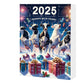 2025 Christmas Cow Advent Calendar Blind Box 24 Days Ornaments Set for Tree