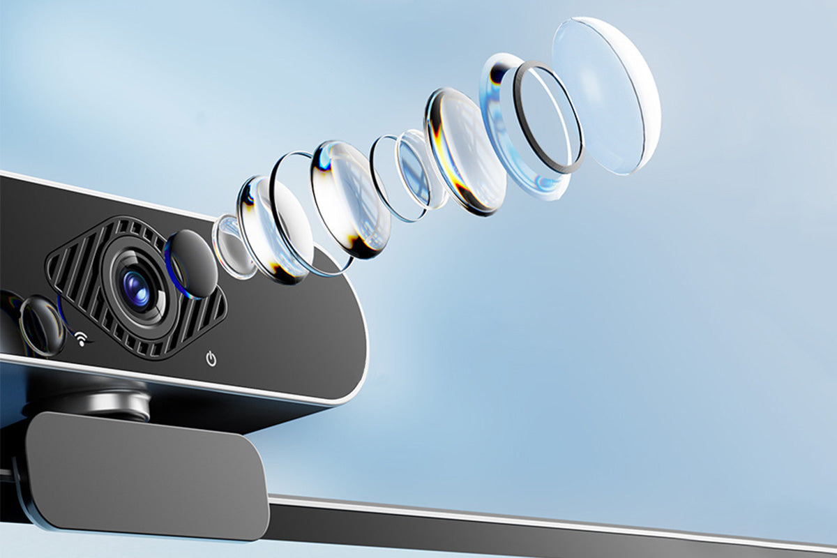 4K Full HD USB Webcam with Microphone for Desktop and Laptop