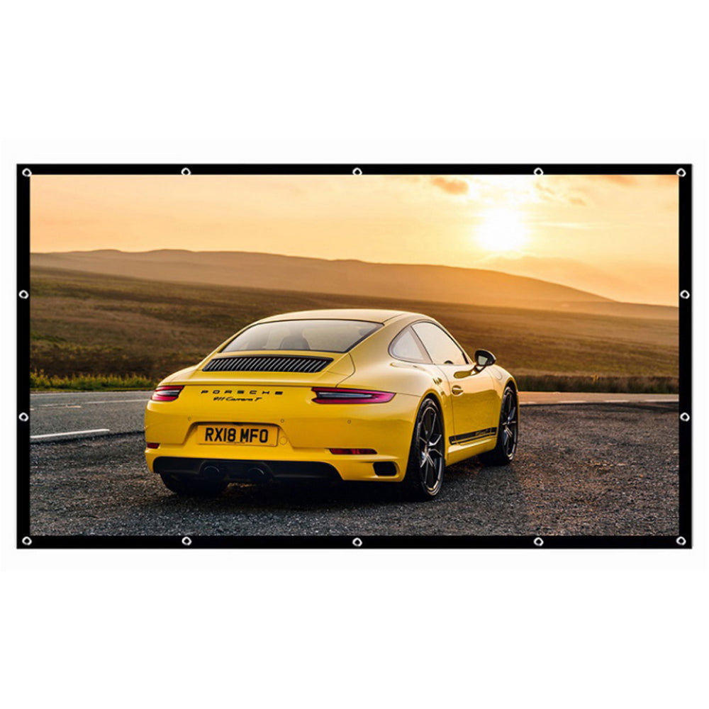 12 Inch 16:9 Portable Outdoor 3D Movie Foldable Projector Screen