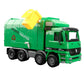 Side Loading Garbage Truck Toy with 3Pcs Trashes Inertia Automatic Lifting Truck