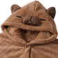Hooded Plush Onesie Pajamas for Women Winter Sleepwear with Pockets