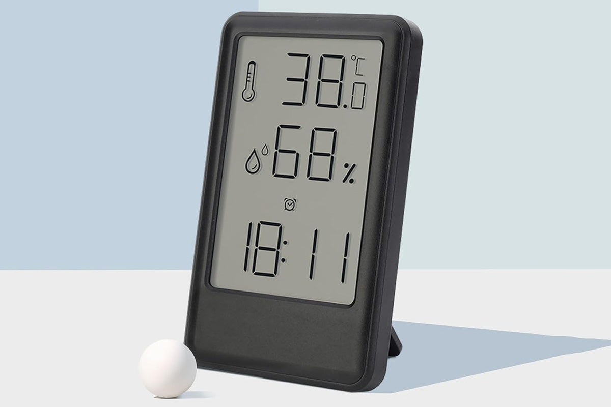 3 in 1 Digital Hygrometer Indoor Room Thermometer and Digital Clock