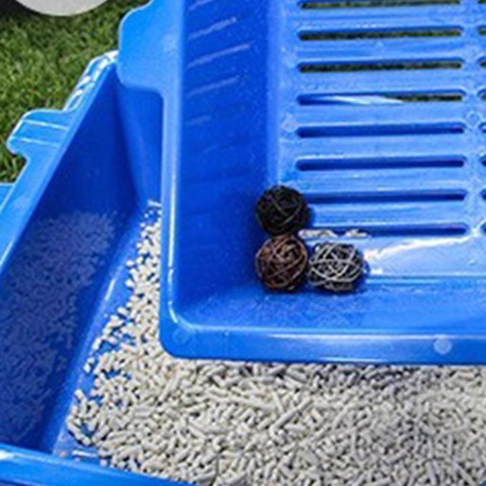 Cat Litter Box Open Toilet Self Cleaning Cat Kitten Sifting Tray