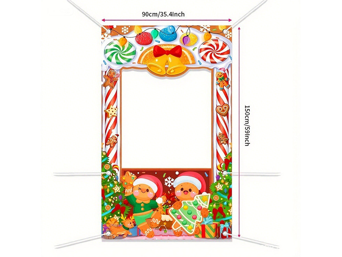 Christmas Decorations Merry Christmas Hanging Banner Porch Sign Xmas Banner Christmas Door Cover