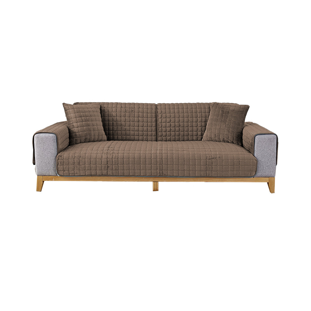 Flannel Non-Slip Thickened Sofa Cushion Cover-210X70CM
