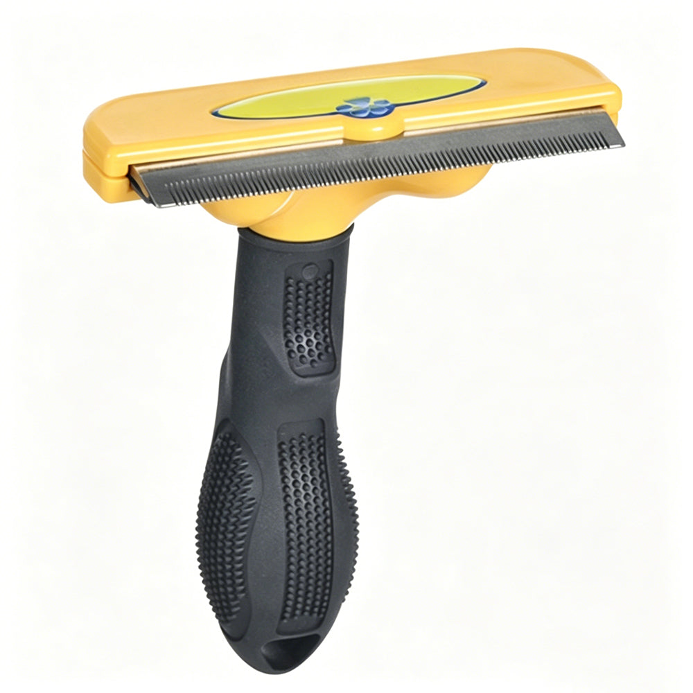 Pet Grooming Deshedding Tool Stainless Steel Dog Cat Shedding Comb Brush