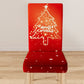 Christmas Chair Cover Slipcover for Dining Chairs for Christmas Parties and Holiday Decor