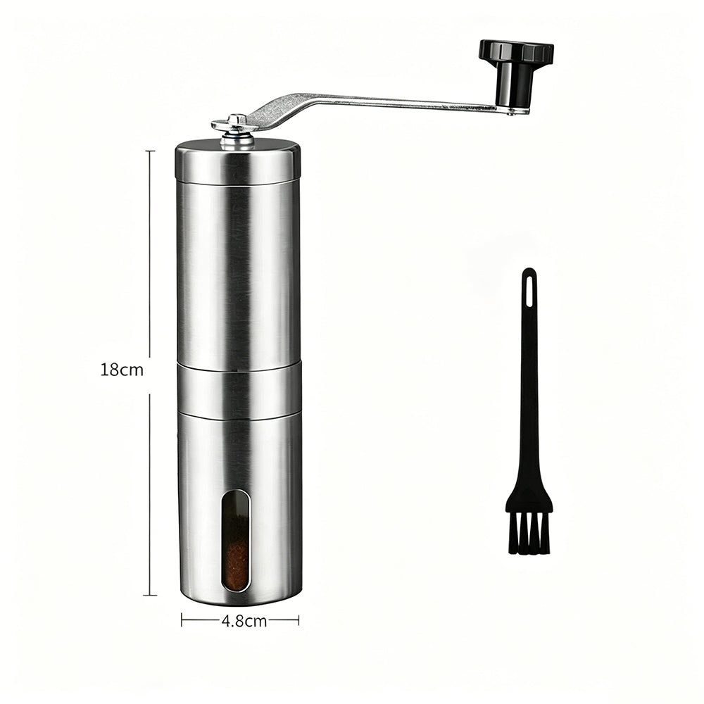 Manual Coffee Grinder Stainless Steel Conical Burr Portable
