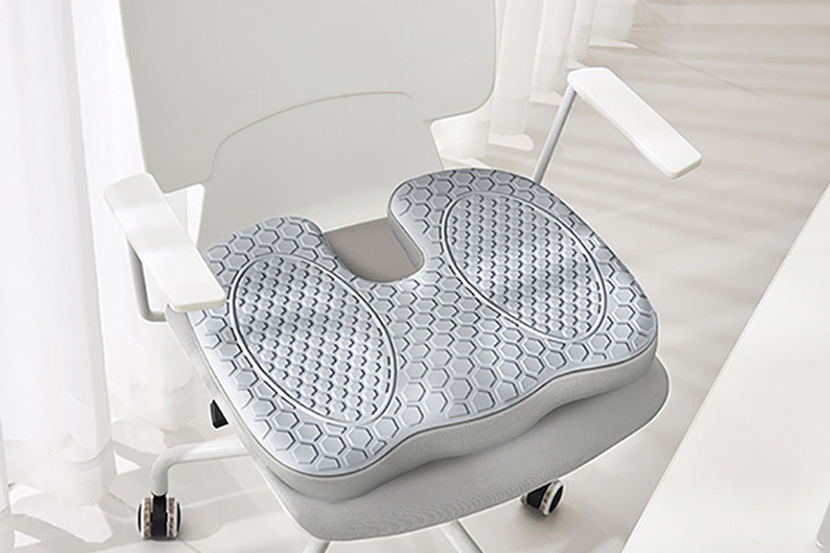 Ergonomic Seat Cushion Breathable Honeycomb Design Pressure Relief Cushion