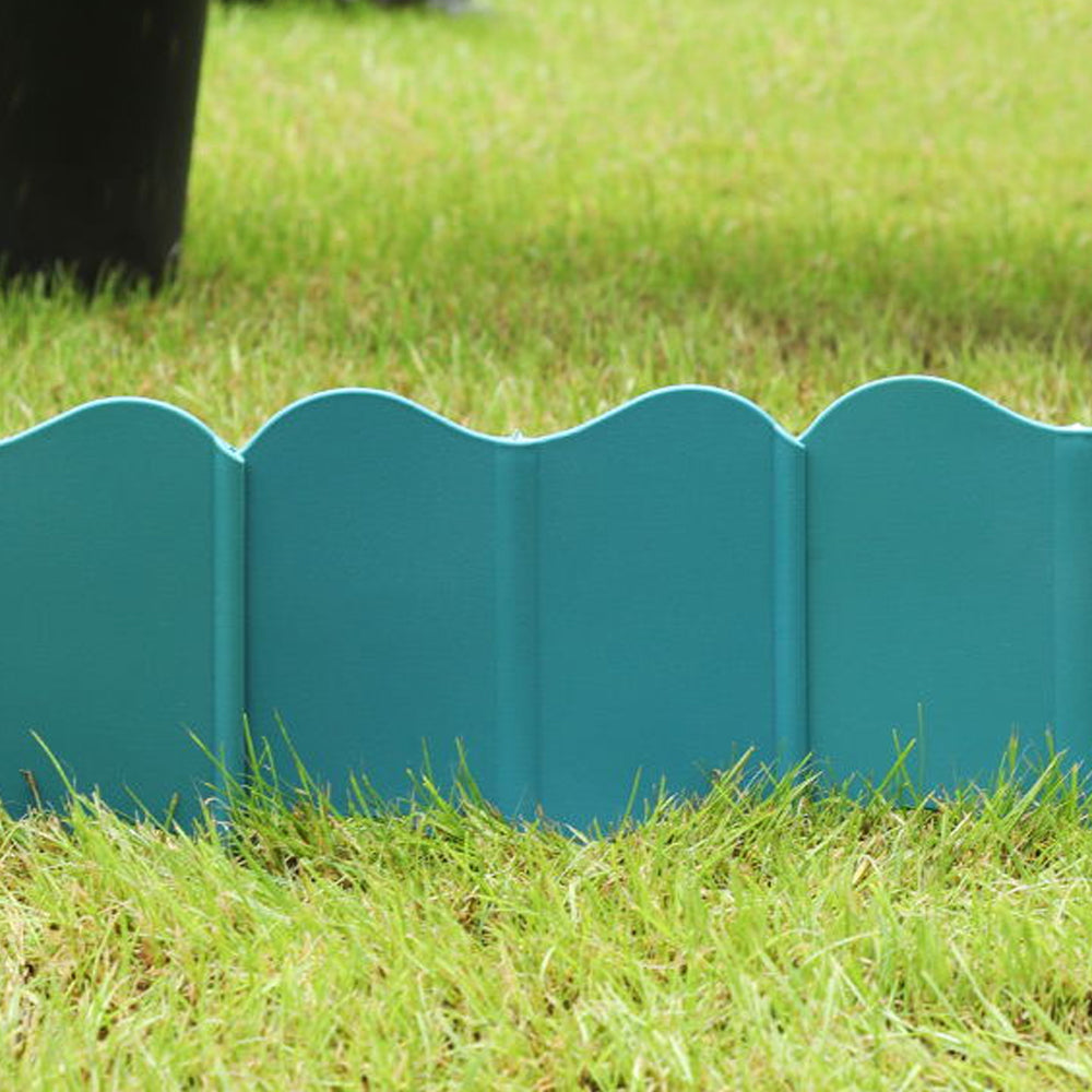 20pcs Plastic Garden Fence Edging for Outdoor Patio Pathway