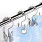 12Pcs Shower Curtain Hooks Rings Double Glide Shower Hooks Rings