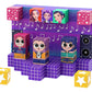 64pcs Stage Theme Magnetic Cube Building Blocks Scene Set Puzzle Assembly Toy