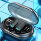 Wireless Bluetooth Noise Cancellation HiFi Sports Earbuds with Earhooks