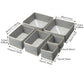 12PCS Drawer Organizers Foldable Closet Organization and Storage Dividers Bins