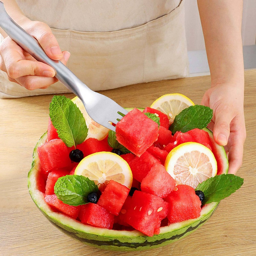 Stainless Steel Multifunctional Watermelon Fork Slicer Tool