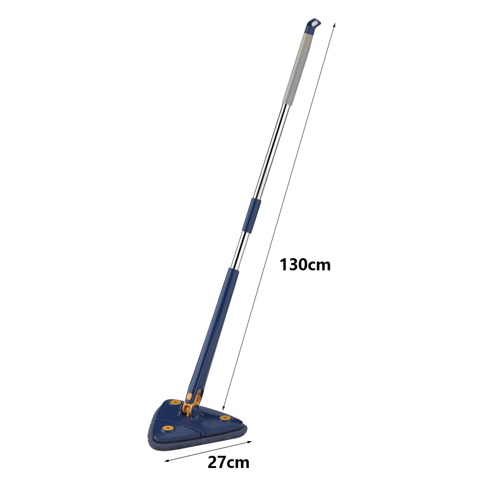 360 Degree Rotatable Triangle Cleaning Mop with 3 Cleaning Pads
