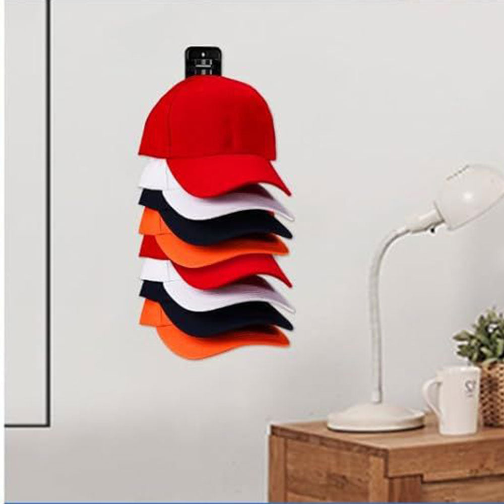 Hat Organizer for Baseball Caps Wall Mounted Storage Rack Hat Display Organizer