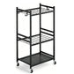 Garden Tool Organizer with Wheels Steel Rack Stand Heavy Duty Holds 35 Tools