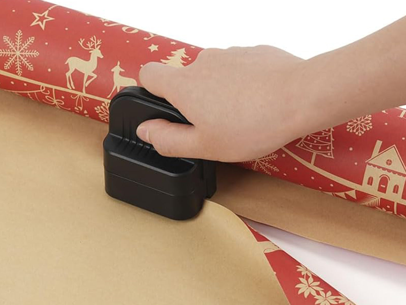 Wrapping Paper Cutter with Wheels Christmas Gift Wrap Cutter Paper Rolls Cutter