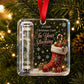 4 Piece Christmas Cash Gift Holder Ornaments with Ribbons for Decorating