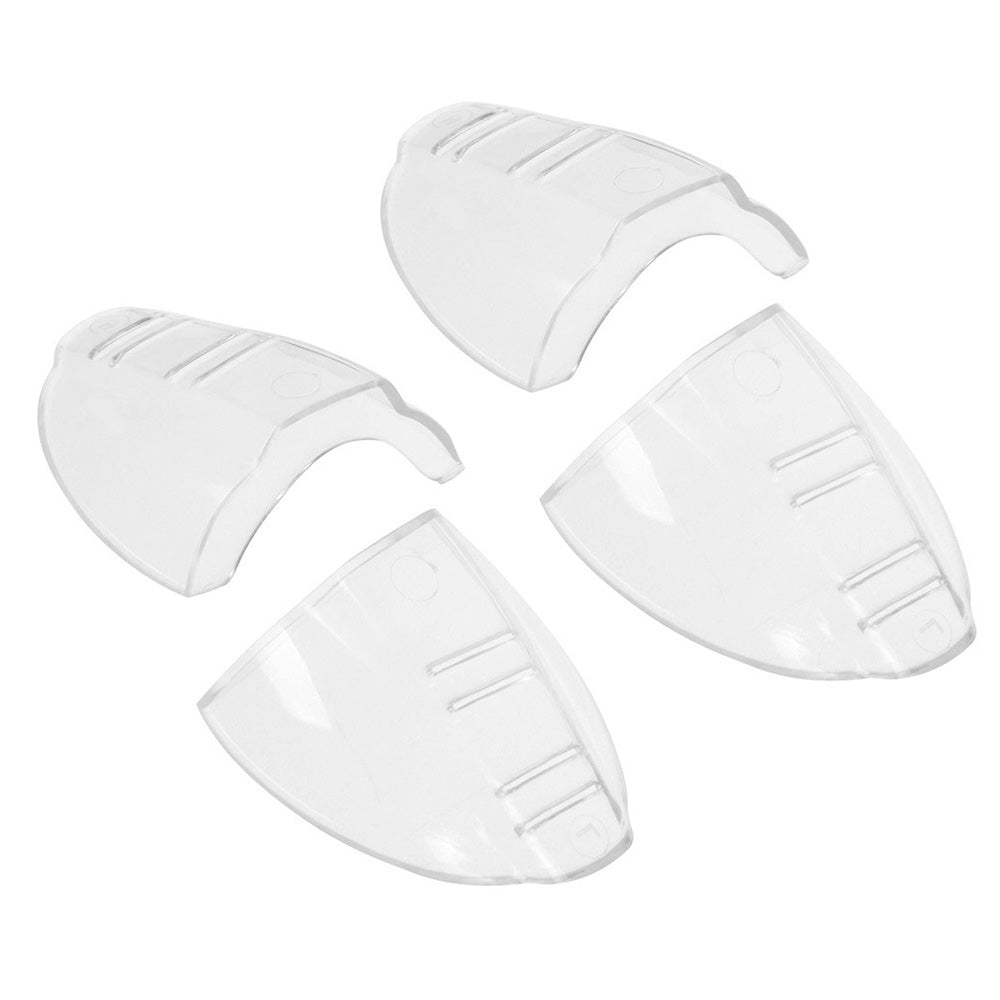 4 Pack Clear Side Shields Protection Flexible Universal for Glasses