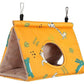 Bird Sleep Nest Cage Hut Pet Hammock Hang Cave Bed for Parrot Budgie Cockatiel