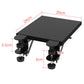Clamp-On Engineered Wood Desktop Extender Tray with Foldable Armrest