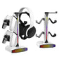 RGB Game Controller Holder Desktop Headset Stand With 9 Light Modes