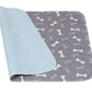 Washable Waterproof Reusable Dog Pee Pads Quick Absorbent Puppy Training Mat-Grey
